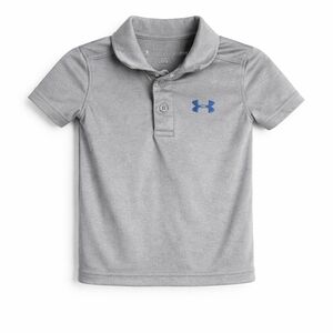 Under Armour Baby Polo Gray Blue Logo 12M